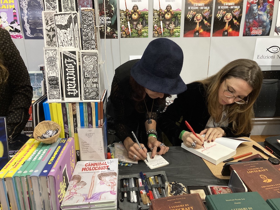 Sara Vettori e Caterina Scardillo a Lucca Comics & Games 2023
