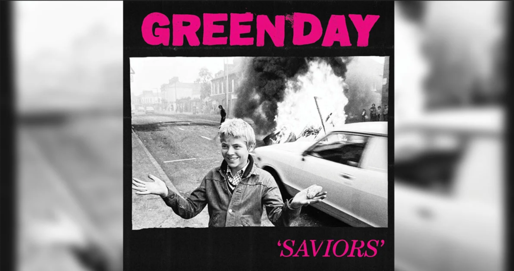 Green Day Saviors, album cover