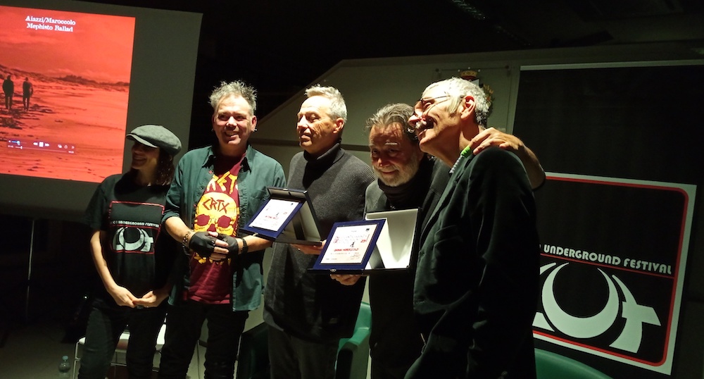 Antonio Aiazzi e Gianni Maroccolo ricevono il Premio Lucca Capannori Underground Festival - con la partecipazione di Master Mixo